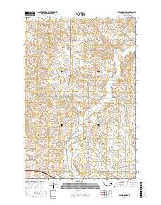 Odland Dam SW 2017 topographic map thumbnail