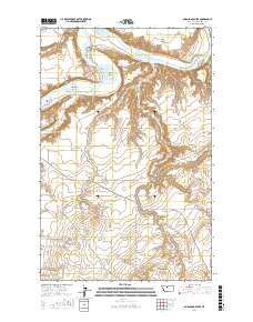 O'Hanlon Coulee 2017 topographic map thumbnail
