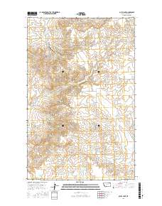 O'Juel Lake 2017 topographic map thumbnail