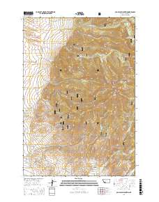 Old Baldy Mountain 2017 topographic map thumbnail
