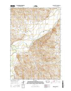 Oliphant Butte 2017 topographic map thumbnail