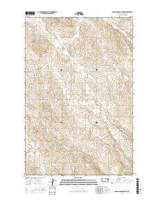 Olson Coulee North 2017 topographic map thumbnail