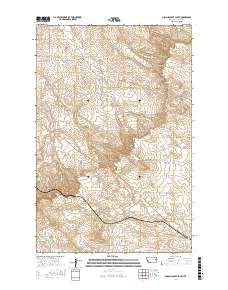 Olson Coulee South 2017 topographic map thumbnail