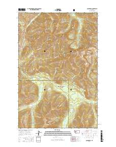 Olson Peak 2017 topographic map thumbnail