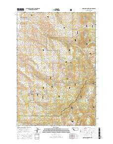 Orofino Mountain 2017 topographic map thumbnail