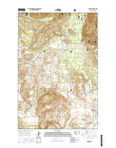 Ovando 2017 topographic map thumbnail