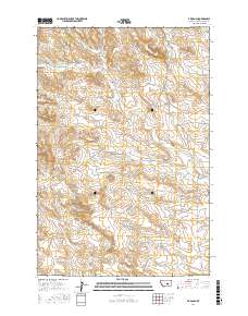 P K Ranch 2017 topographic map thumbnail