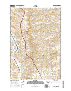 Pass Creek East 2017 topographic map thumbnail