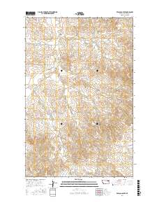 Pedigo Coulee 2017 topographic map thumbnail