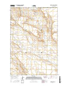 Pender Coulee 2017 topographic map thumbnail