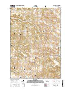 Phillips Butte 2017 topographic map thumbnail