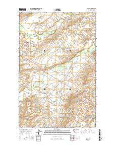 Piegan 2017 topographic map thumbnail
