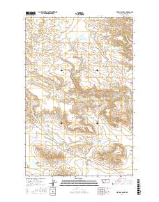 Pigtail Coulee 2017 topographic map thumbnail