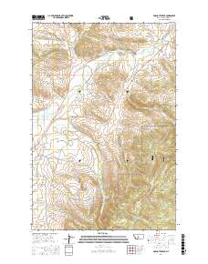 Pinchout Creek 2017 topographic map thumbnail