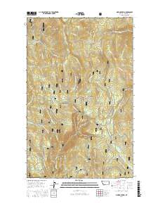 Pink Mountain 2017 topographic map thumbnail