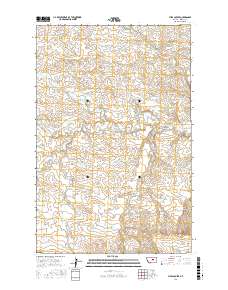 Pipes Coulee 2017 topographic map thumbnail