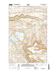 Pishkun Reservoir 2017 topographic map thumbnail
