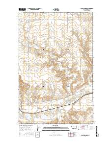 Plentywood SW 2017 topographic map thumbnail