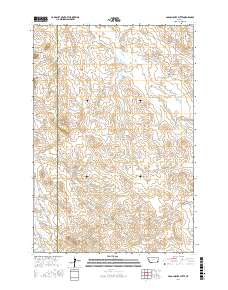 Pocochichee Butte 2017 topographic map thumbnail