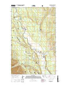 Polebridge 2017 topographic map thumbnail