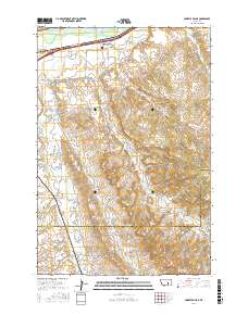 Pompeys Pillar 2017 topographic map thumbnail
