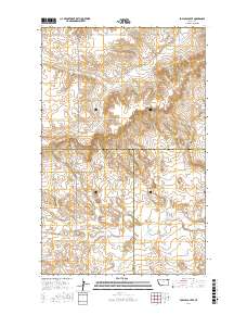 Poplar Coulee 2017 topographic map thumbnail