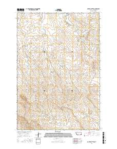 Potato Buttes 2017 topographic map thumbnail