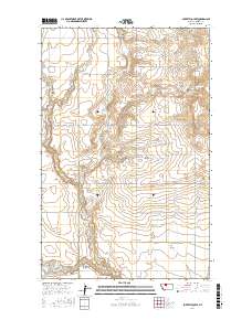 Poverty Coulee 2017 topographic map thumbnail