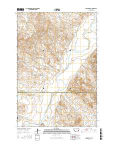 Powderville 2017 topographic map thumbnail