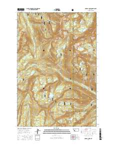 Pozega Lakes 2017 topographic map thumbnail