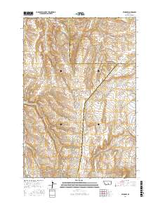 Pryor NW 2017 topographic map thumbnail