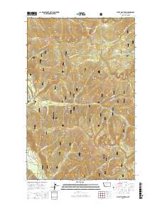 Pulpit Mountain 2017 topographic map thumbnail