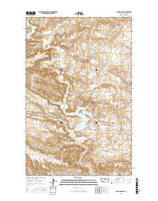 Putnam Lake 2017 topographic map thumbnail
