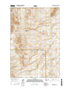 Radersburg SW 2017 topographic map thumbnail