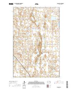 Egeland SW 2017 topographic map thumbnail