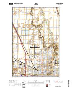 Fargo North 2018 topographic map thumbnail