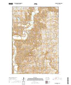 Fish Creek Lake 2017 topographic map thumbnail