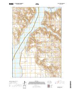 Fort Yates NE 2017 topographic map thumbnail