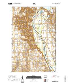 Garrison Dam South 2018 topographic map thumbnail