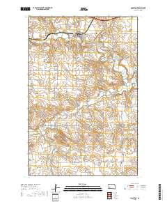 Gladstone 2018 topographic map thumbnail