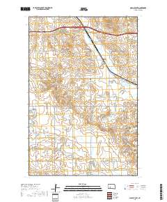 Glen Ullin SW 2018 topographic map thumbnail