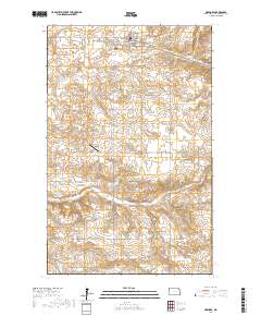 Grenora 2017 topographic map thumbnail
