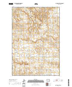 Half Timber Butte 2018 topographic map thumbnail