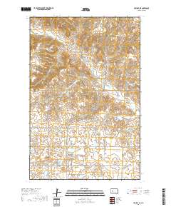 Halliday NE 2018 topographic map thumbnail