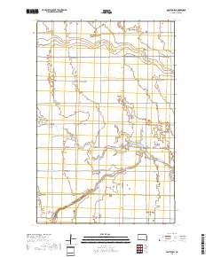Halstad SW 2018 topographic map thumbnail