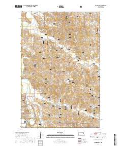 Hanks Gully 2017 topographic map thumbnail
