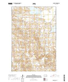 Harriet Lake 2017 topographic map thumbnail