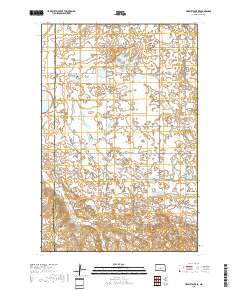 Harriet Lake SE 2018 topographic map thumbnail