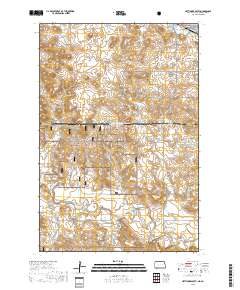 Hettinger South 2018 topographic map thumbnail