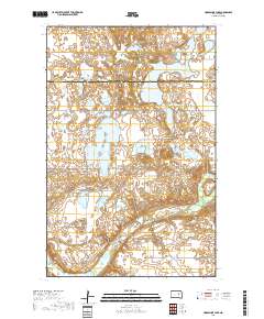 Horseshoe Lake 2018 topographic map thumbnail